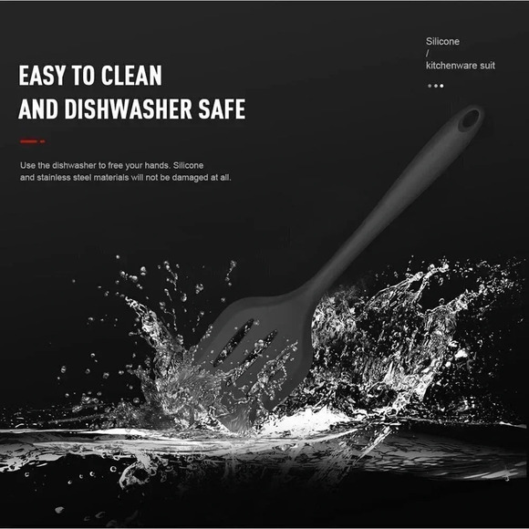 446°F Silicone Heat Resistant Kitchen Utensils Set for Nonstick - Picture 3 of 9